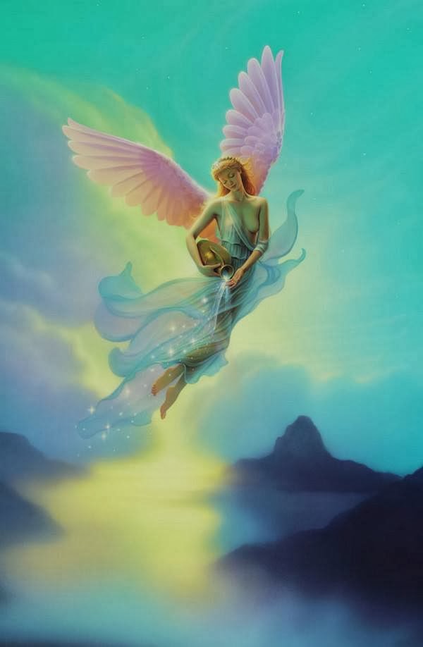 Reflet angélique dans l'eau, sophrologie et sérénité